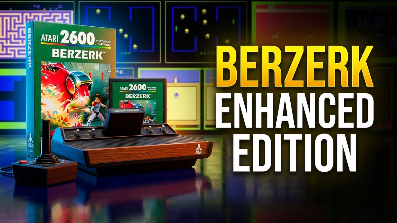 Berzerk Enhanced Edition ➖ Atari 2600+  @atari