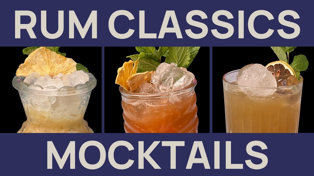 MY FAVOURITE Rum Cocktails - BUT NON ALCOHOLIC