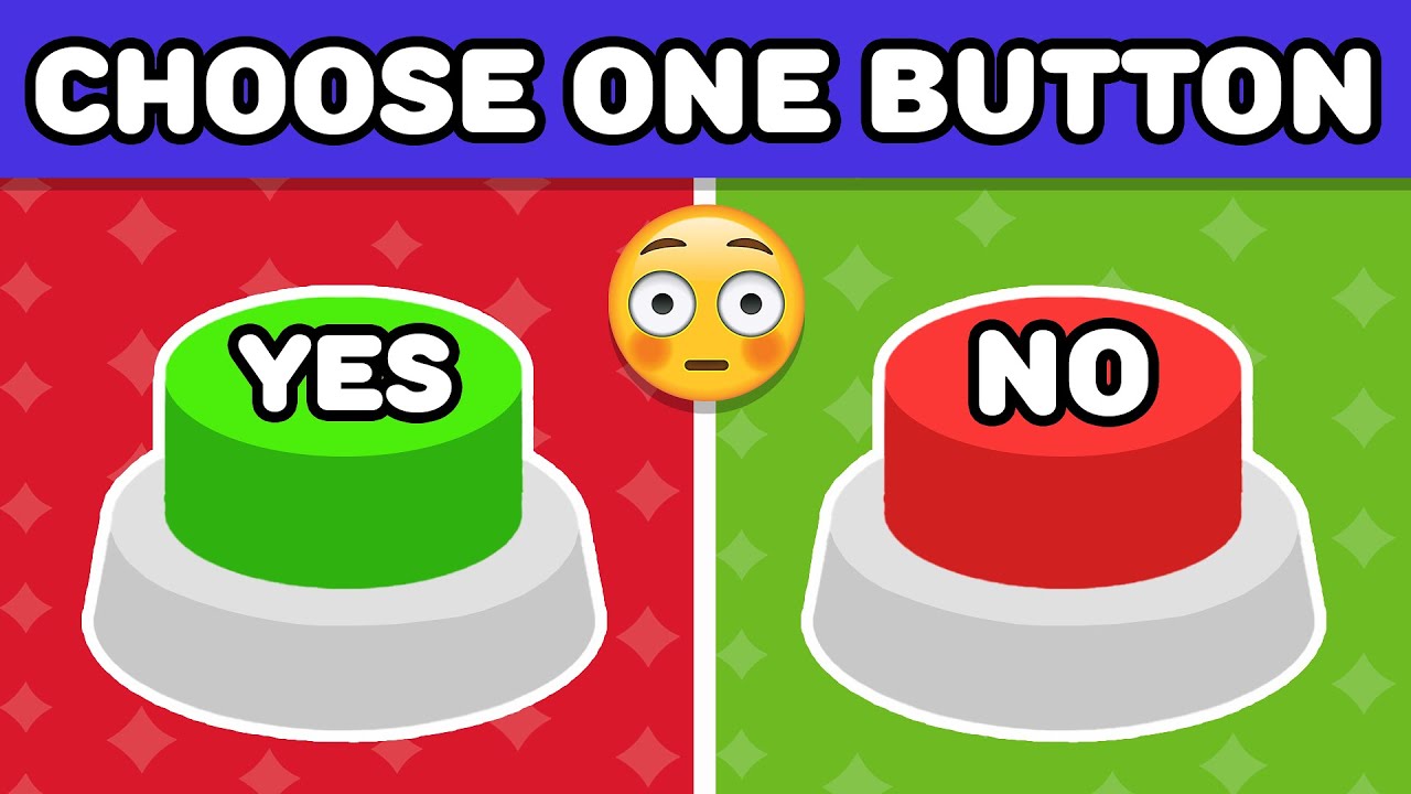Choose One Button 😳 - YES or NO Challenge