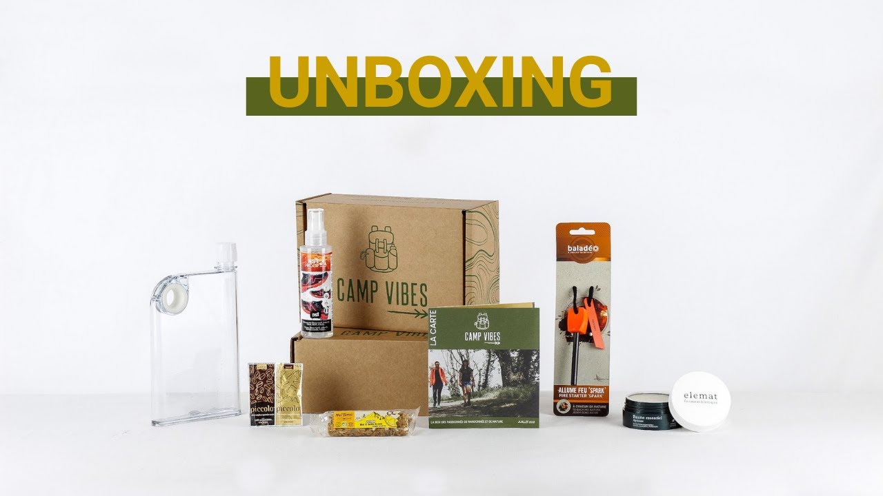 UNBOXING BOX RANDONNÉE CAMP VIBES | JUILLET 2021