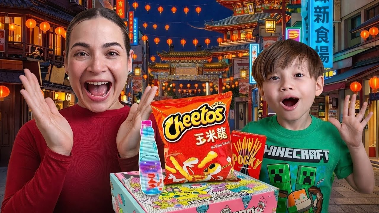 PROBANDO Dulces ASIÁTICOS 😱🍜