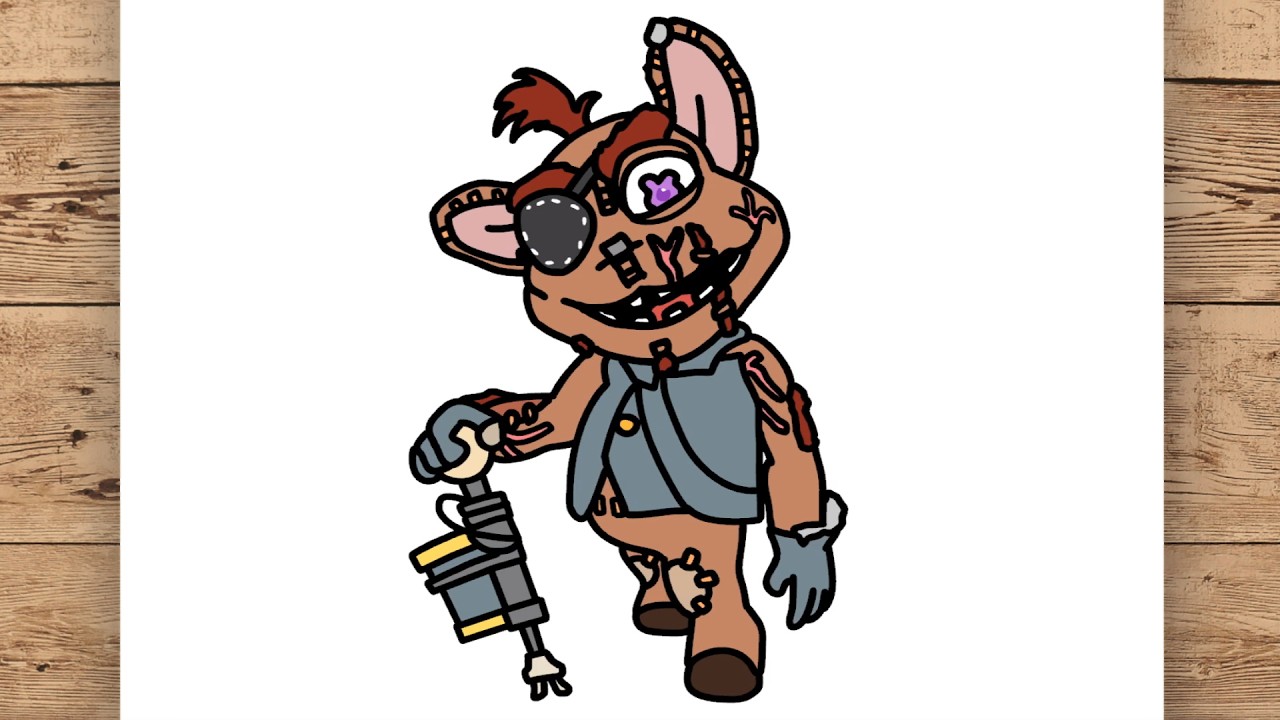 Como dibujar a Giblet de Poppy Playtime chapter 5 paso a paso