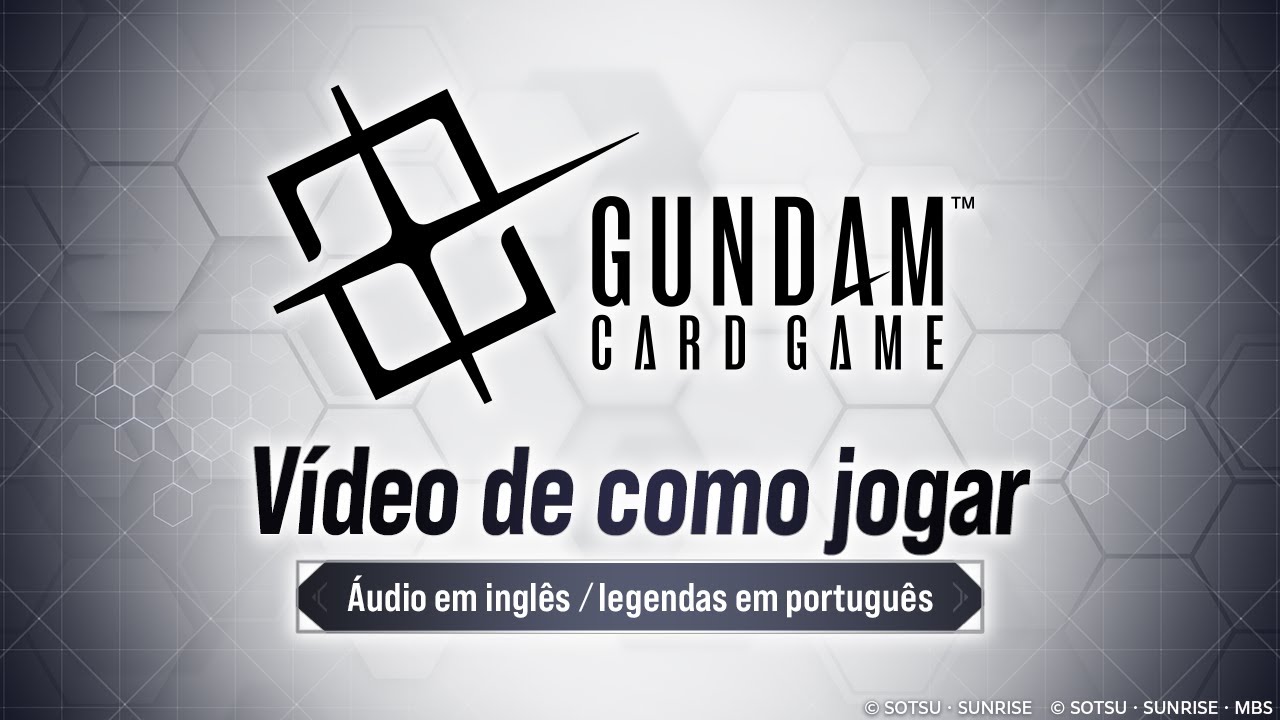 【GCG】『GUNDAM CARD GAME』Como jogar e regras