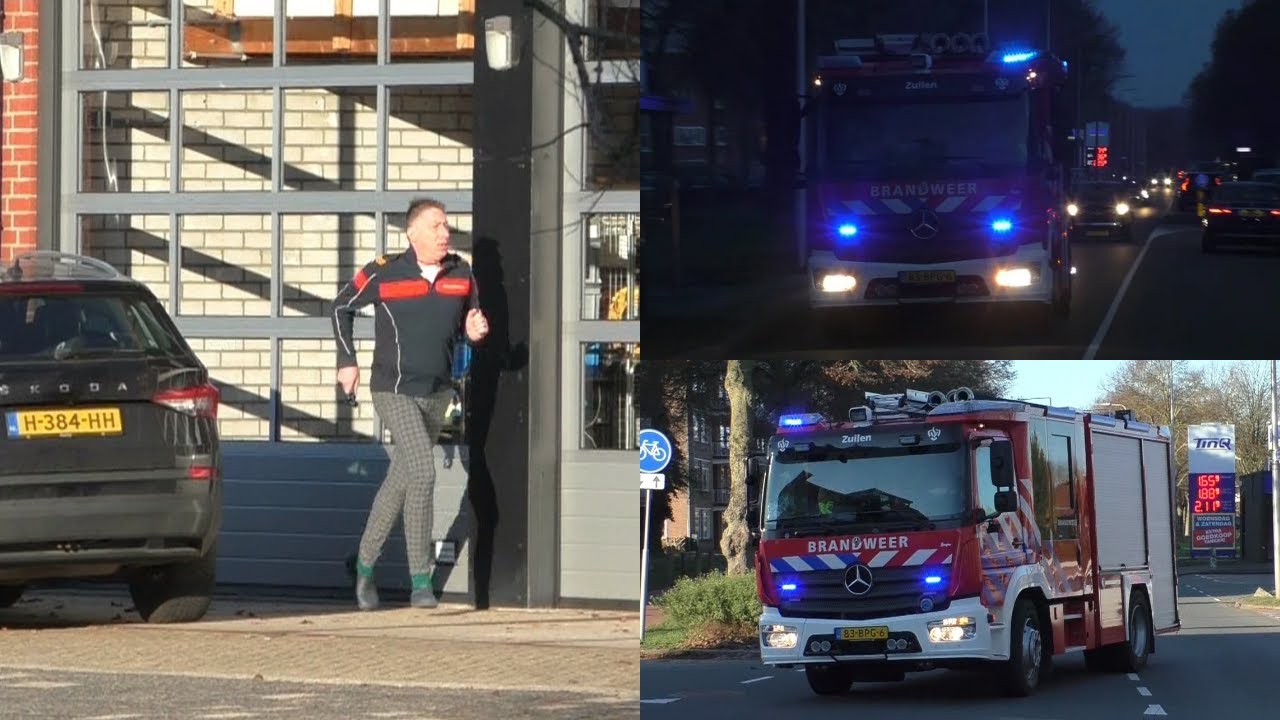 (opkomst&uitruk!) Brandweer Zuilen 09-4931 met spoed naar diverse meldingen in Utrecht en Maarssen!