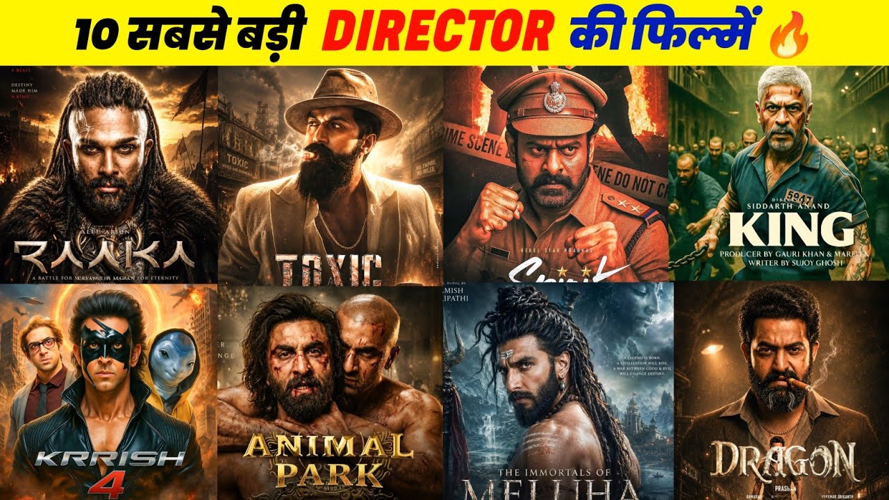 Top 10 Biggest Pan-Indian Directors' Upcoming Movies 2026-2027 | SS Rajamouli | Prashanth Neel