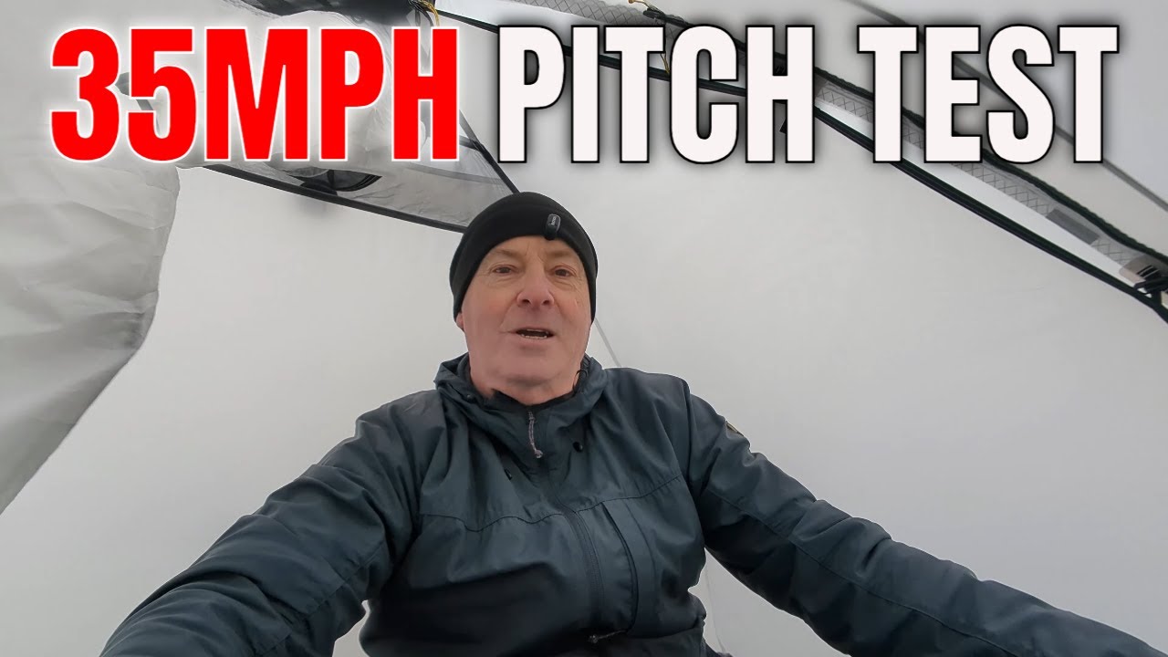 #401 Send HELP - I Tried To Pitch My Tent In 35 MPH Winds | Tarptent Arcdome 1 Set Up Test |