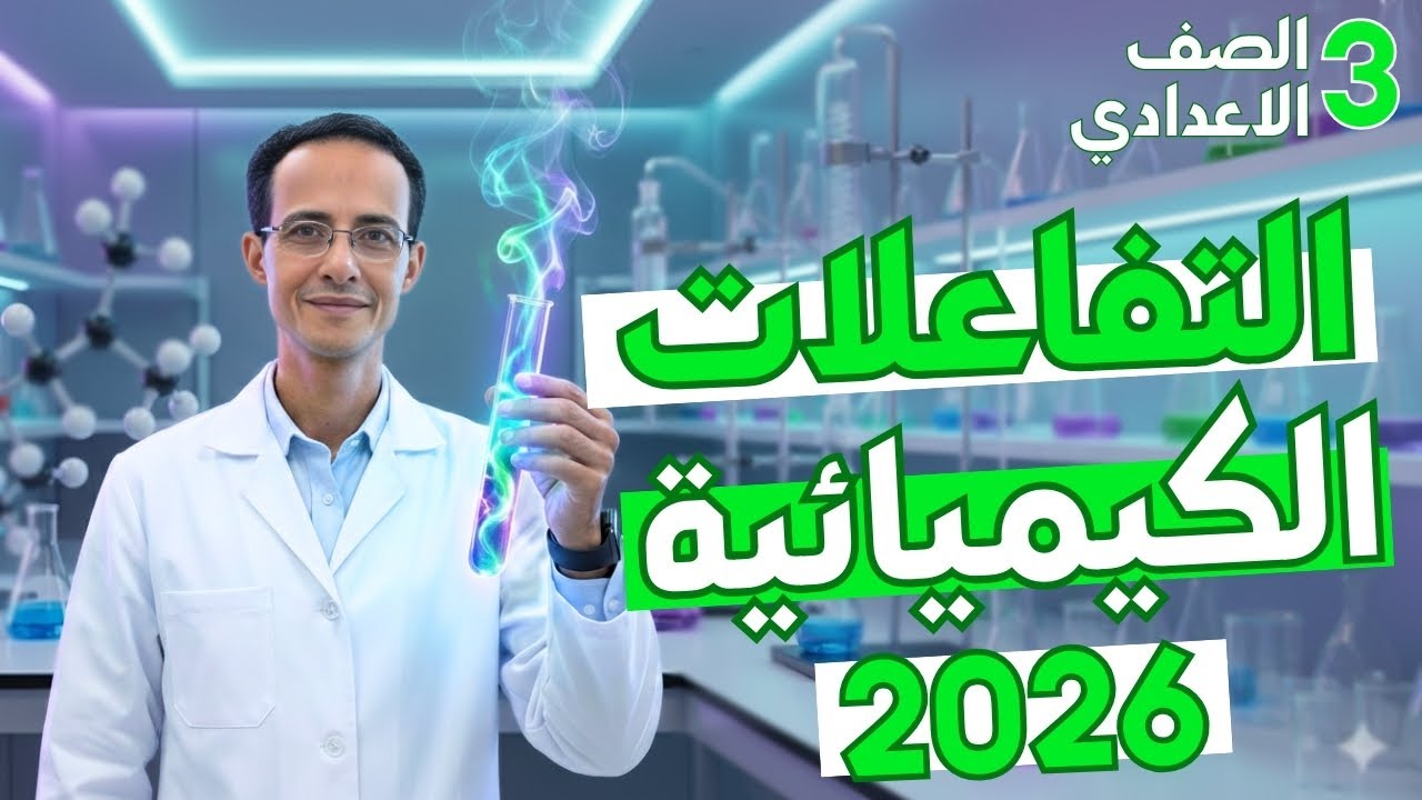 شرح الدرس الاول التفاعلات الكيميائيه علوم تالته اعدادي الترم التاني 2026