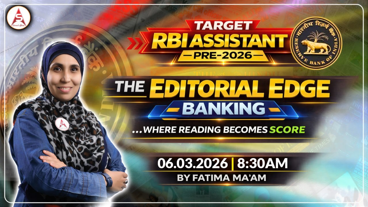 Banking Edge Editorial Analysis 6th March for RBI Asst. 2026 #SSABankingEdge #EditorialAnalysis #ssa