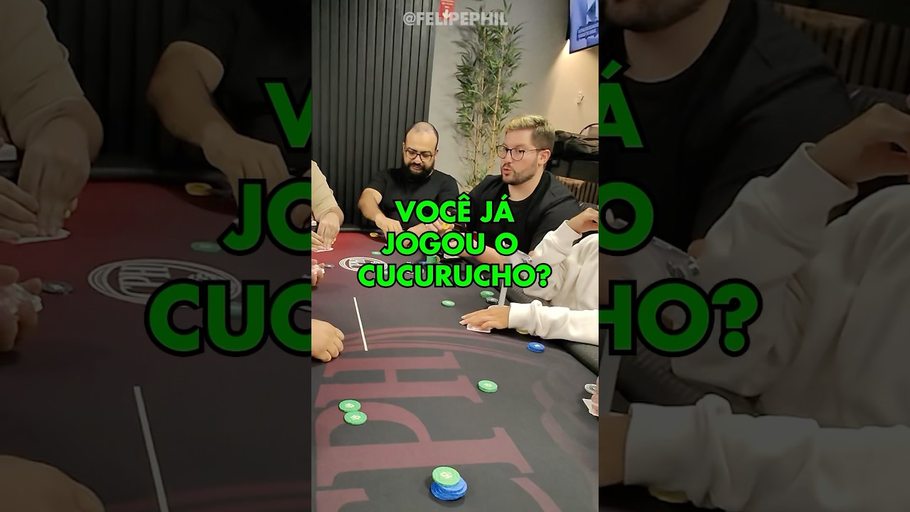 Voc&ecirc; j&aacute; jogou o Cucurucho? 🔥 Uma din&acirc;mica pra apimentar os cash games🌶️ #poker #pokerstars #poquer