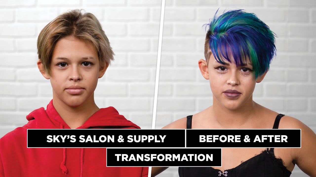 Salon Showcase - Edgy Rainbow & Undercut Design FULL TUTORIAL