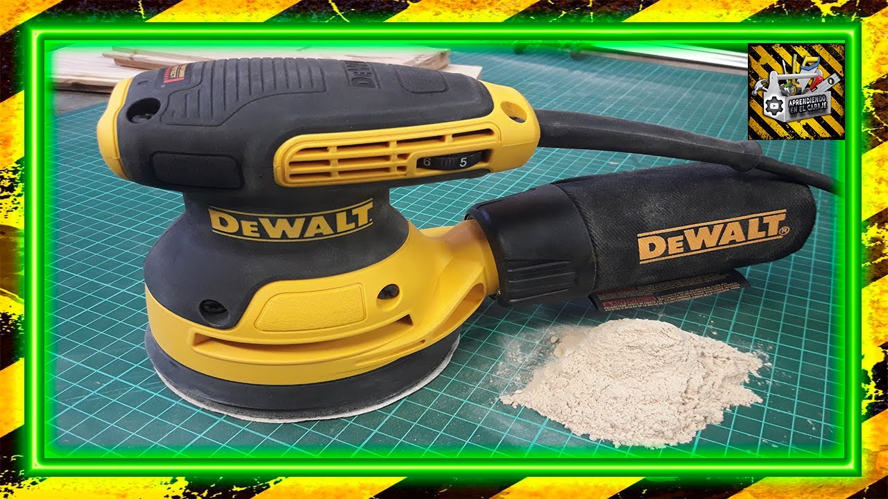 lijadora rotorbital dewalt