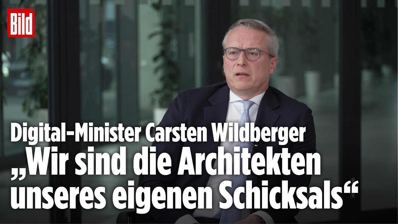 DIGITALMINISTER IM BILD-INTERVIEW: Wildberger &uuml;ber KI-Jobverlust, B&uuml;rokratie und Digitalisierung