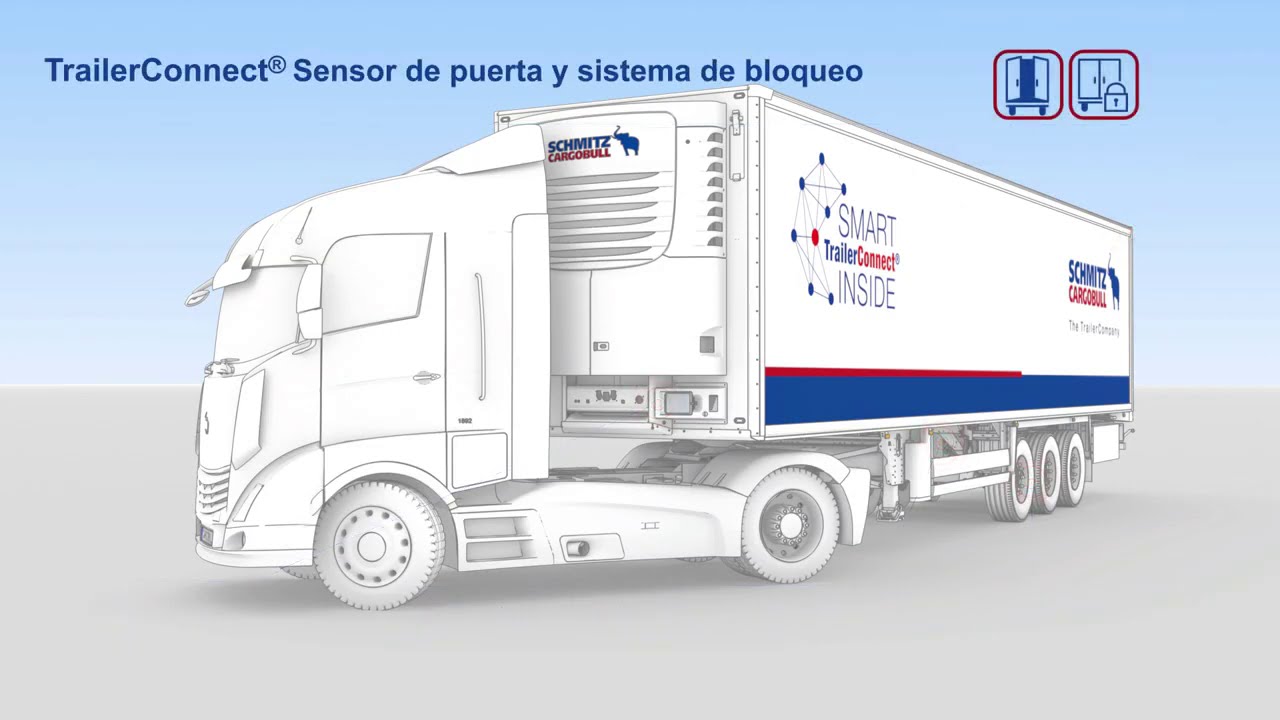 Semirremolque frigorífico S.KO COOL con sensor de puerta y bloqueo - Schmitz Cargobull Ibérica