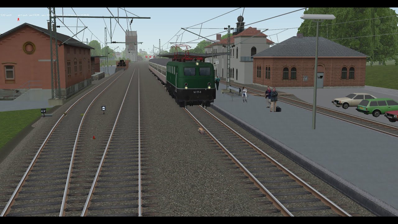 Let´sPlayZusi3 N587HofgeismarKasselHbf BR141 Schlechte Bremsen    ZugVerspätungVerkehr Stockt