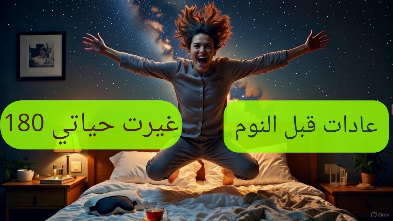 7 عادات قبل النوم غيّرت حياتي 180 درجة 🔥 هتصحى كل يوم مليان طاقة زي السوبر هيرو! 😴💪