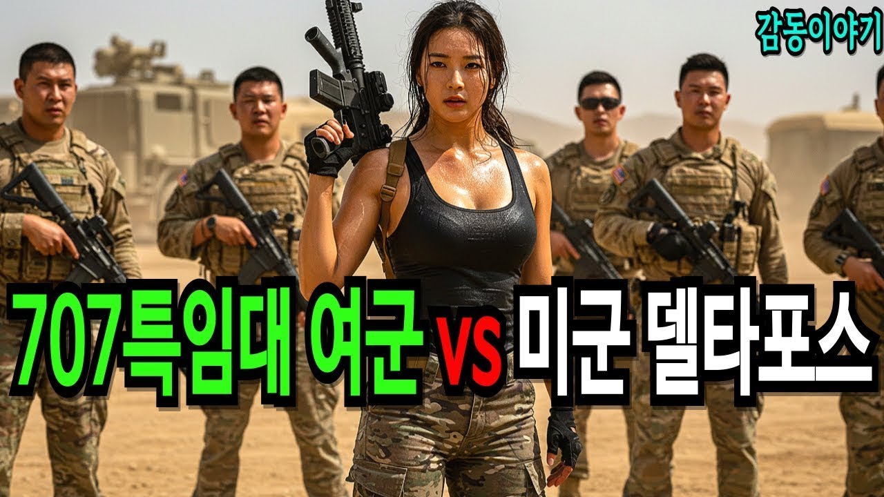 707 특임대 레전드 여군, 한미 연합 훈련장에서 보여준 압도적인 결과