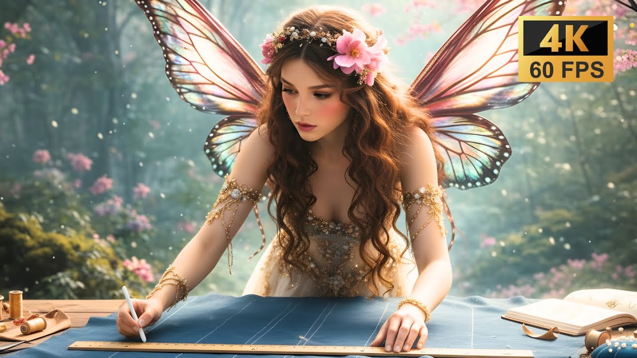 Moon Glow Woodland Fairy | AI Music Video with 4K Visuals | Sylvan Fantasy