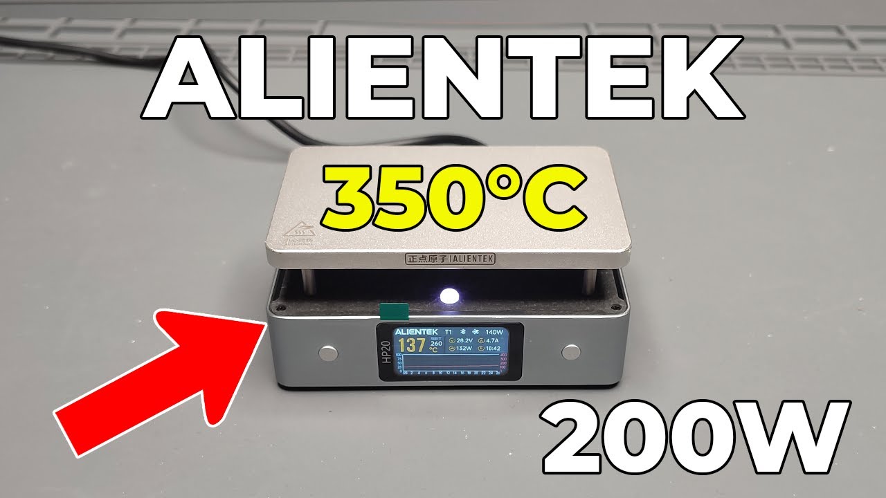 Очень мощная станция нижнего подогрева ALIENTEK HP20 | Мощность 200W