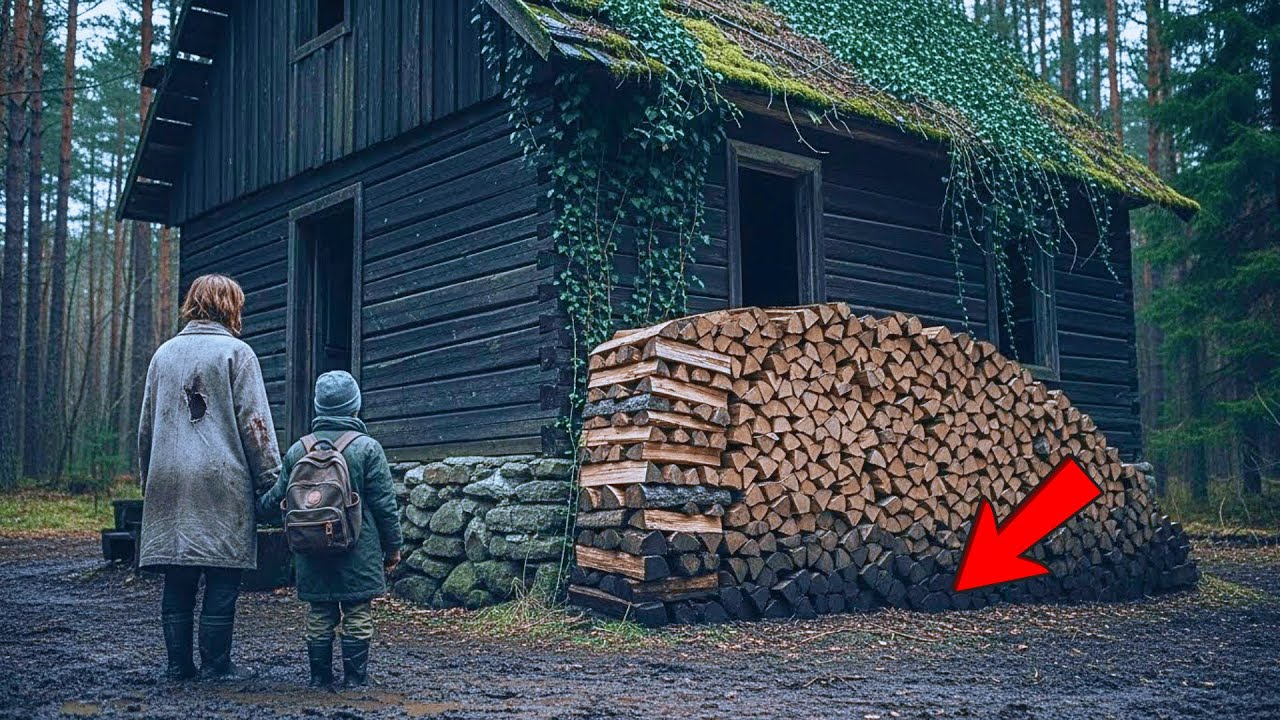 Wdowa kupiła najzimniejszą chatę w górach — A stos drewna krył wojenny skarb
