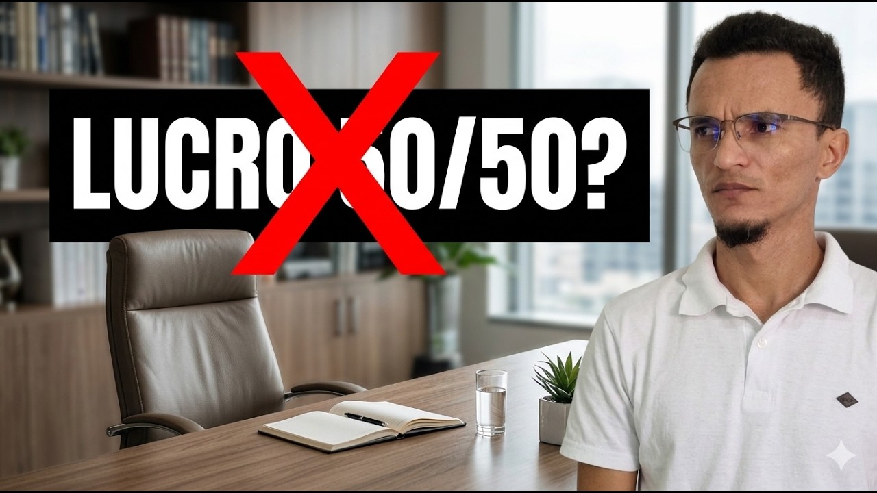 Como dividir os lucros na sociedade quando meu sócio não trabalha?