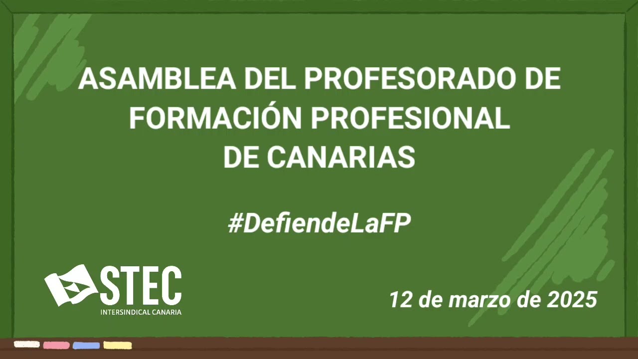 Asamblea del Profesorado de Formación Profesional - 12/03/2025