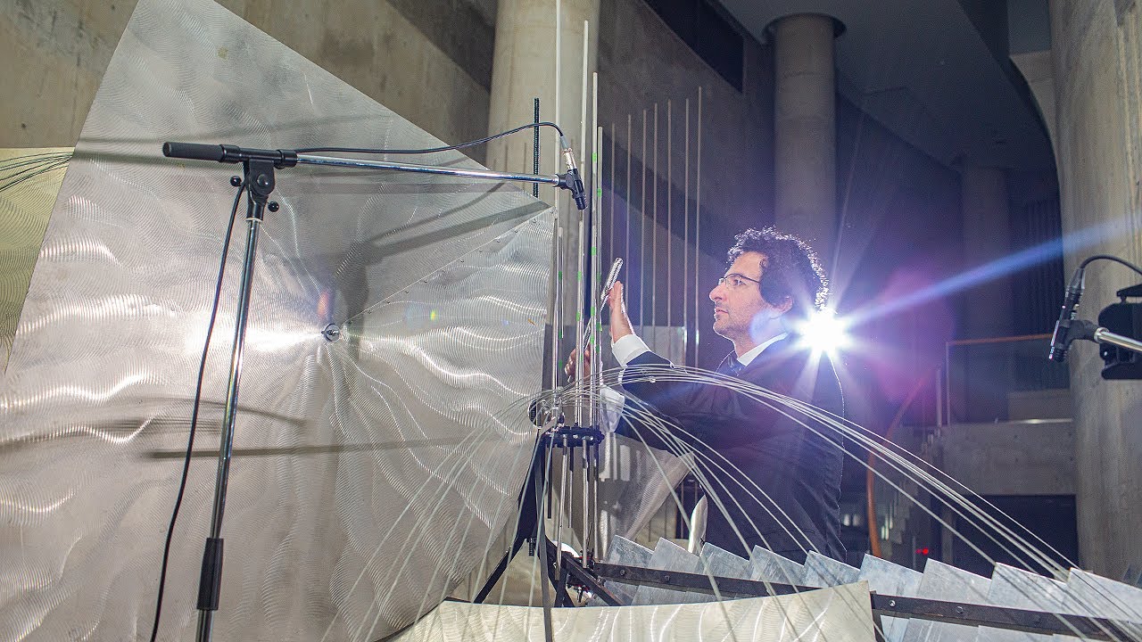 Baschet Sound Sculptures performed by Marios Joannou Elia | Experimental Percussion Instruments (1)