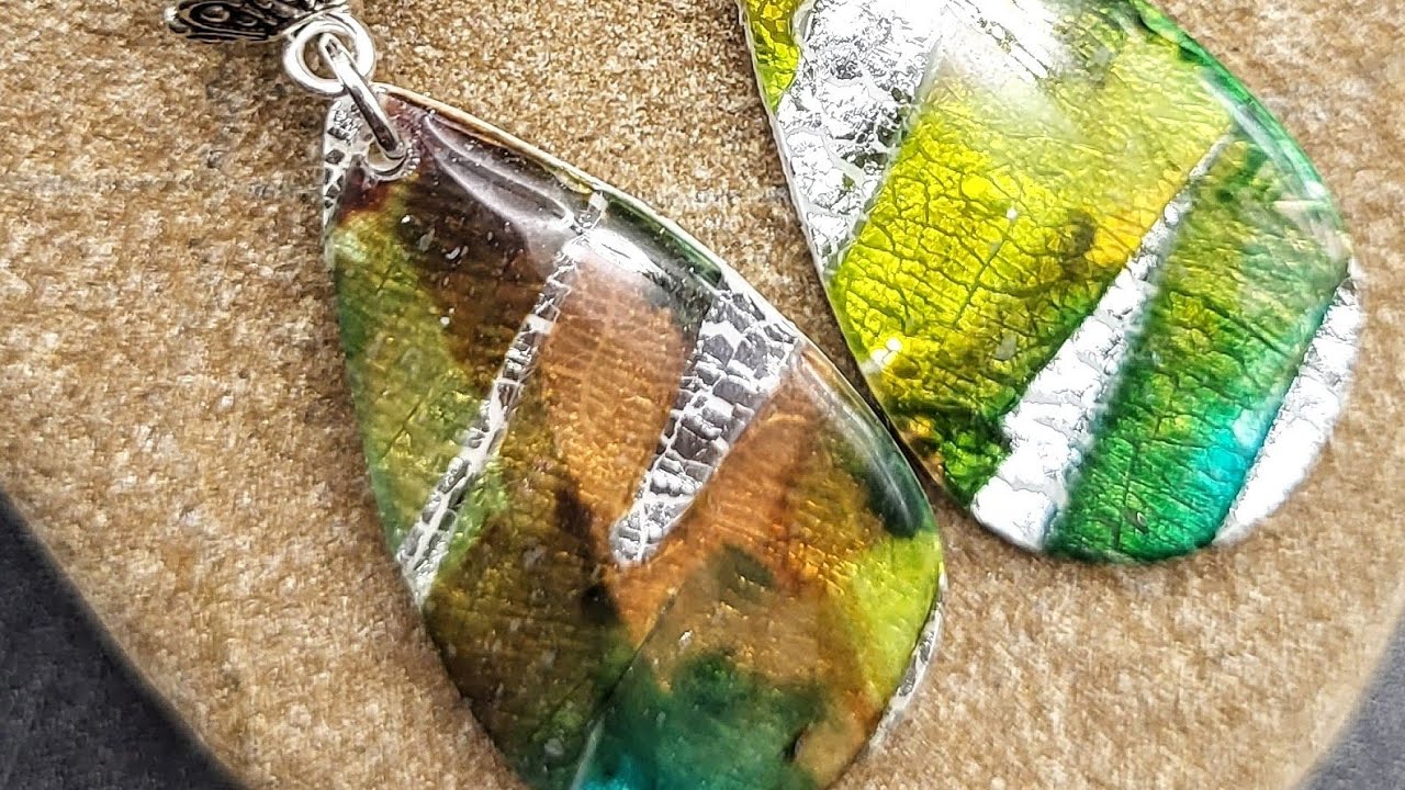 Stained glass effect on polymer clay