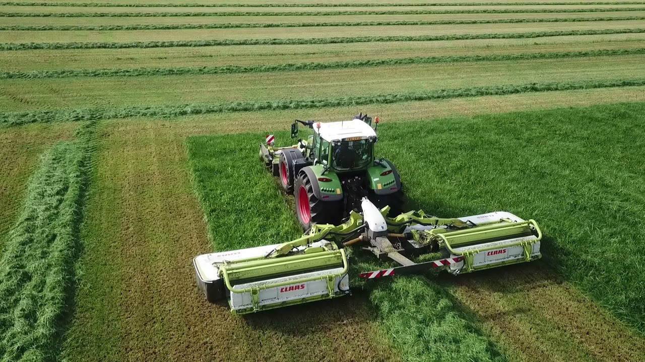Loonbedrijf Verberne|  Gras maaien op zwad | CLAAS Disco 9200 C Autoswather|