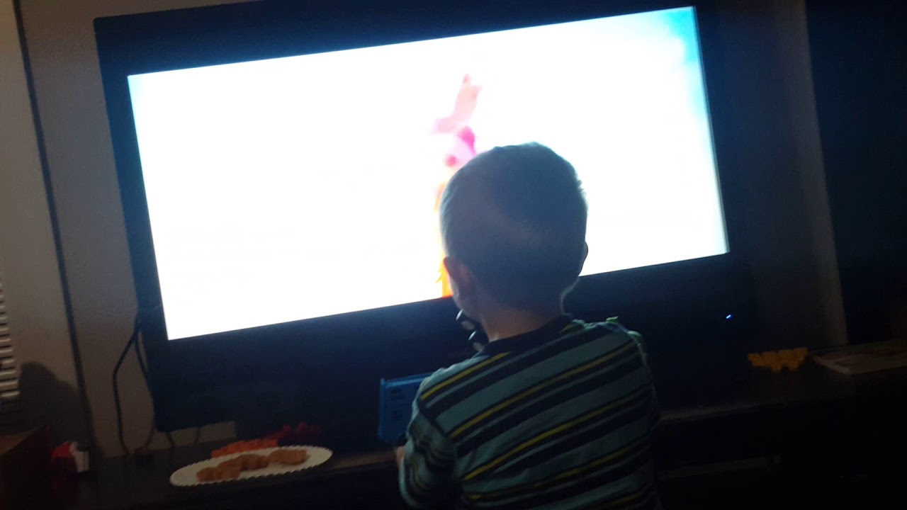 His favorite scene from Moana...Wait for it!