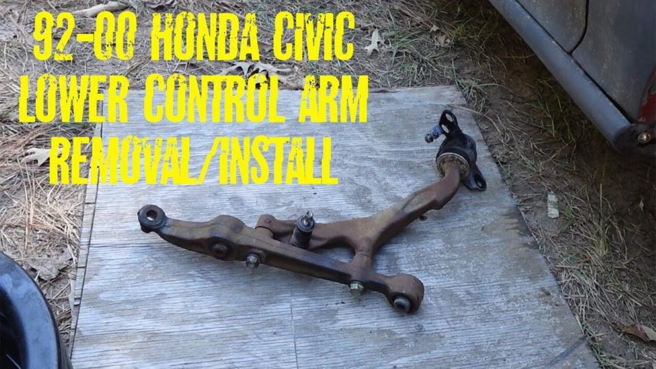 Снятие и установка нижнего рычага подвески Honda!