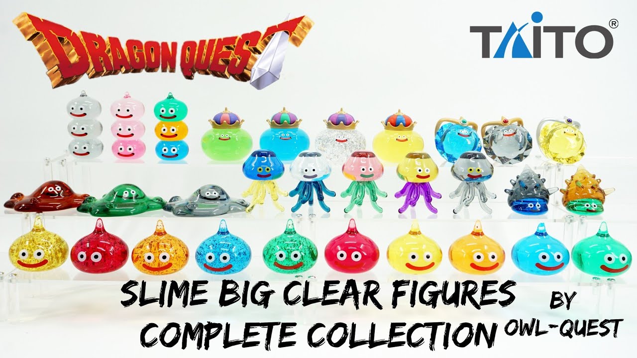 Dragon Quest AM Slime Big Clear Figures Complete Collection ドラゴンクエスト AM ビッグクリアフィギュア フルコレクション
