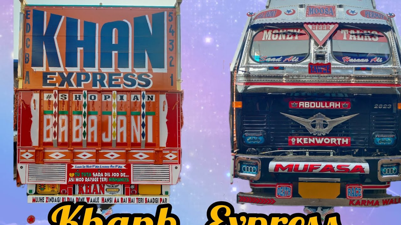 Khan express by PB23 FATEH GRAPHICS Sirhind #truckdriver #automobile #indah 