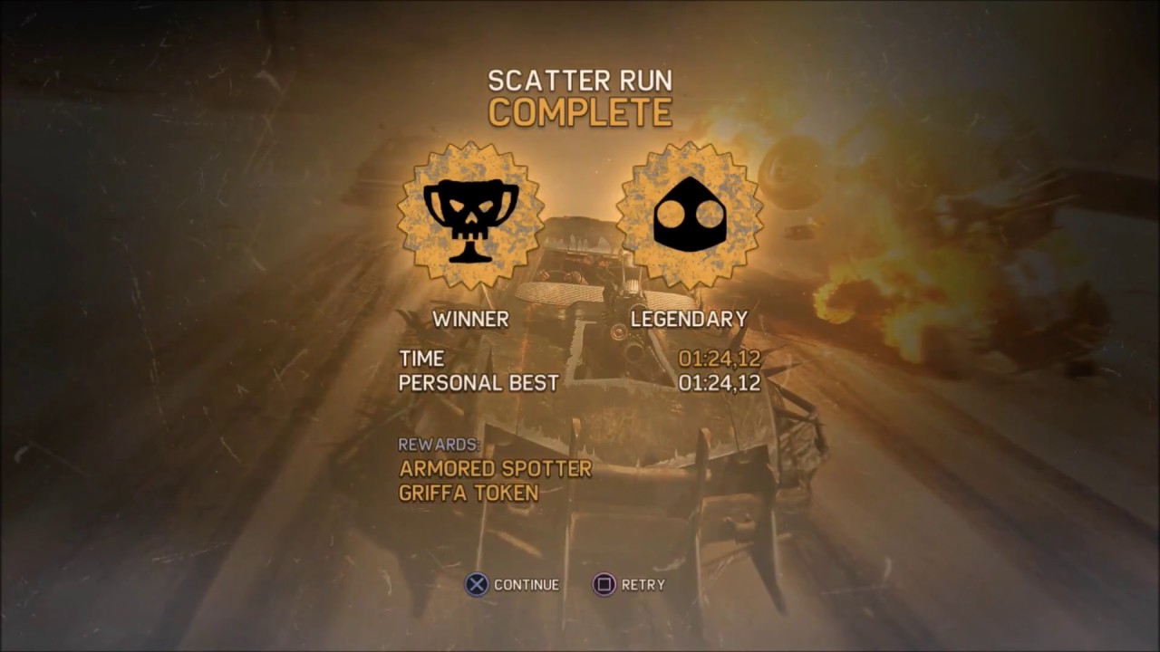 Mad Max (PS4) - Death Run: Craggy Crew