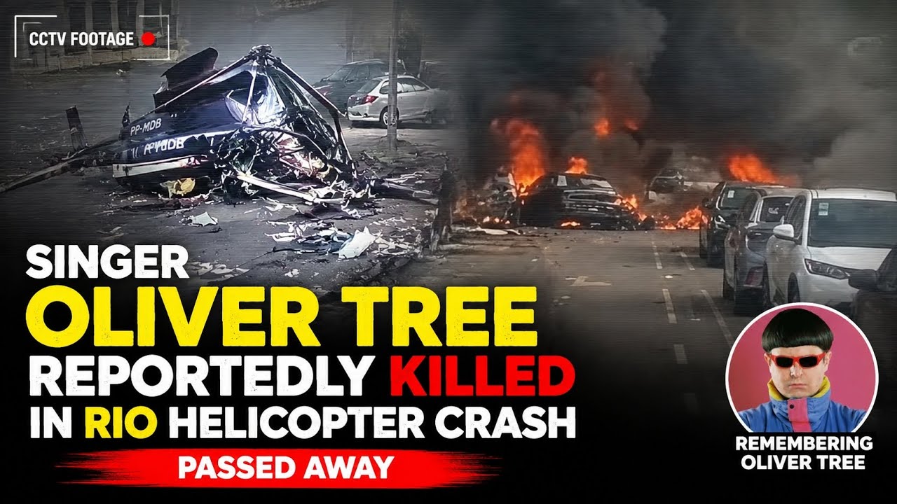CCTV Footage of Singer Oliver Tree killed in Rio de Janeiro, Brazil, after two aircraft collided