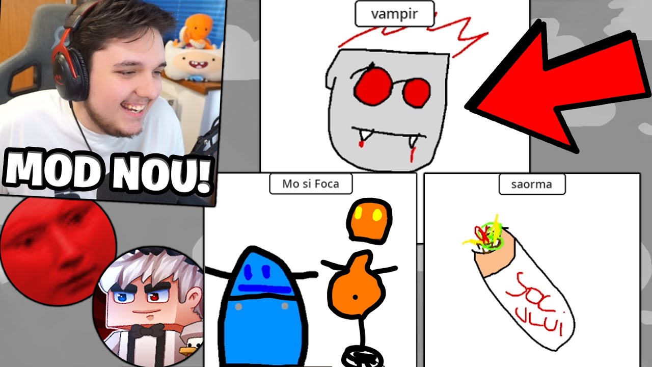 Am Incercat UN NOU MOD PE SCRIBBLE IT cu YOUTUBERII!