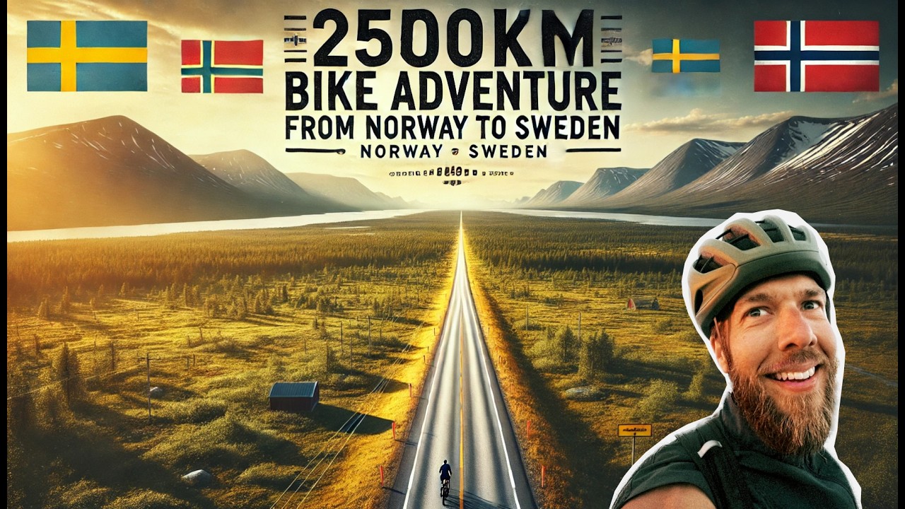I biked 2500KM in 17 days! Nothingness, Endless Roads & Solitude!