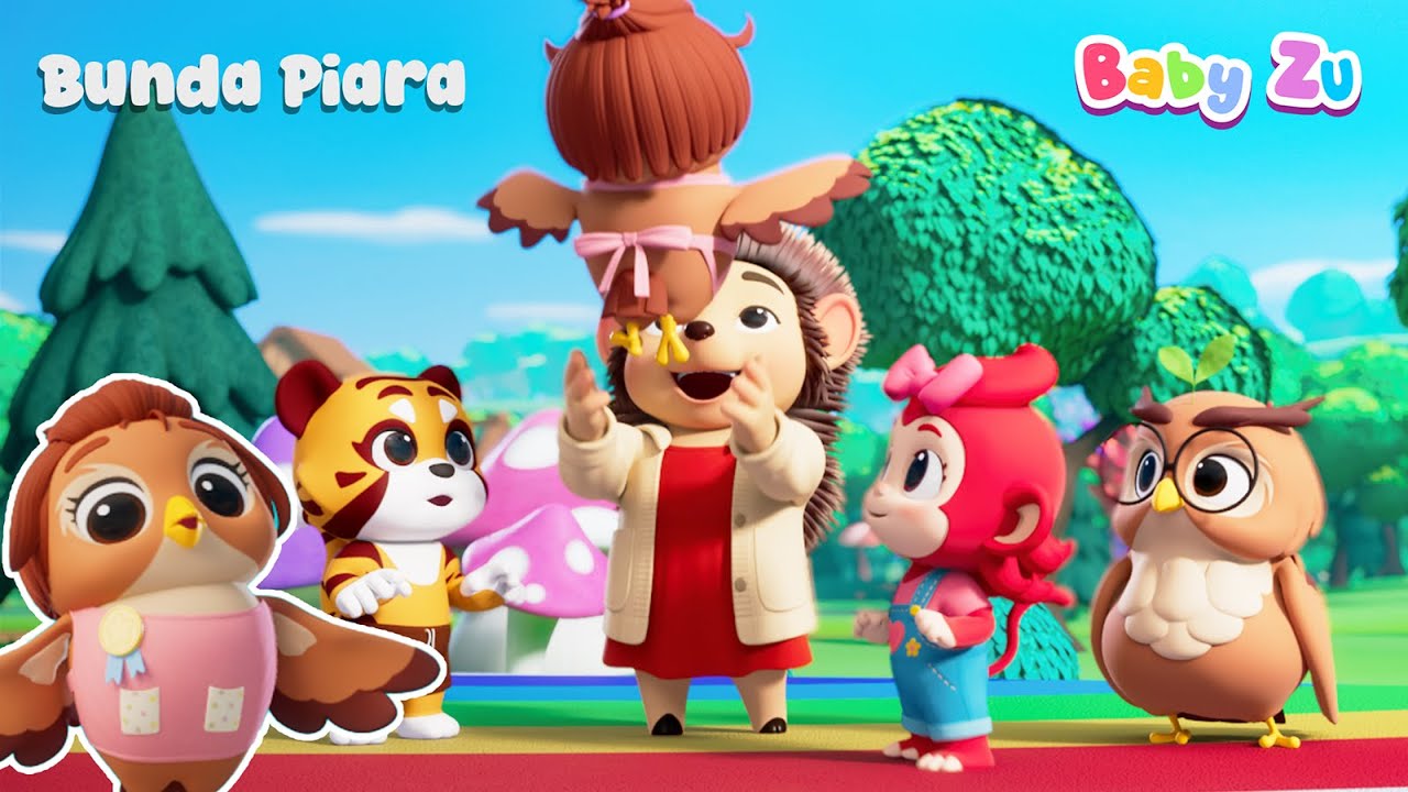 Bunda Piara ♪ Waktu Ku Kecil Hidupku Amatlah Senang Dipangku ♪ Lagu Anak Anak Populer ♪ BabyZu