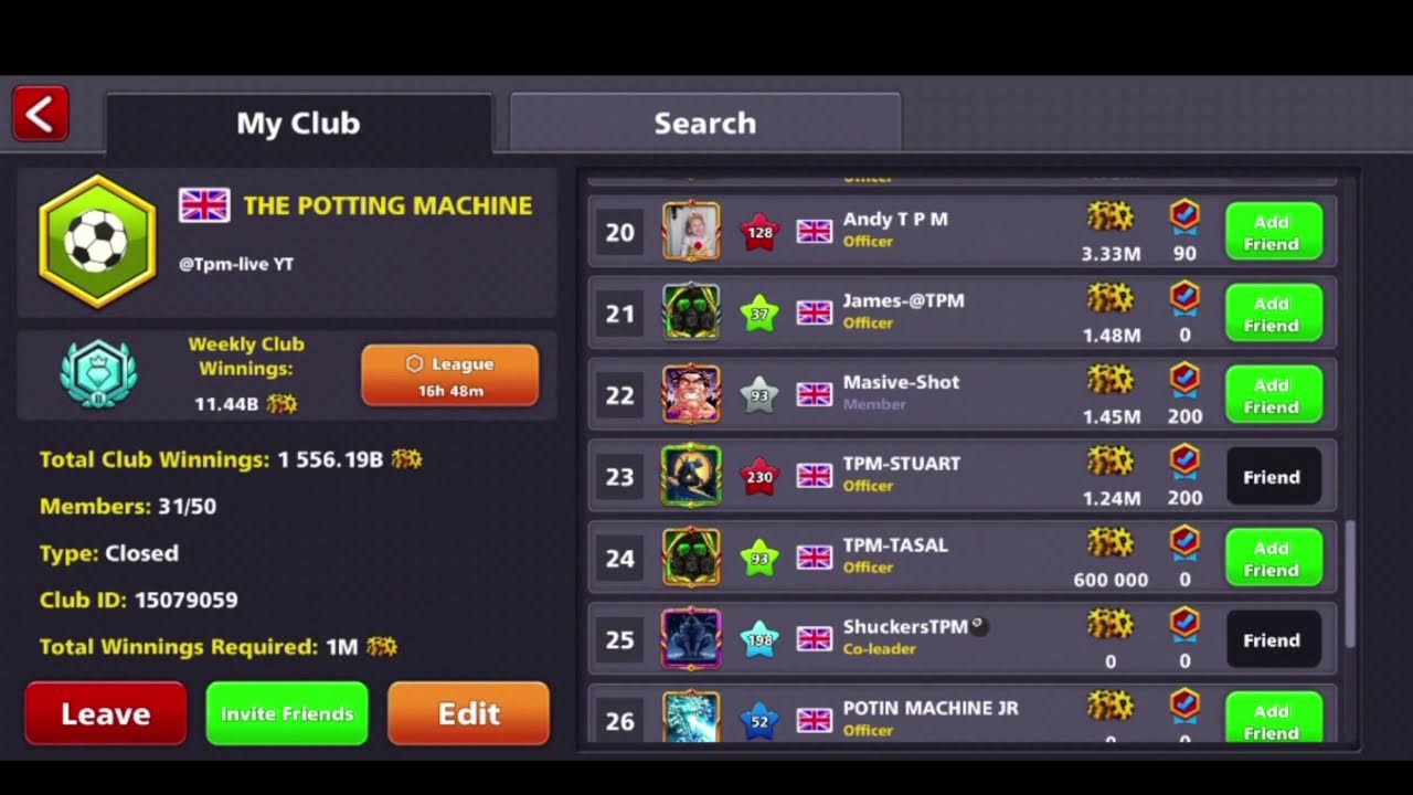 8 ball  pool trickshot on the best account