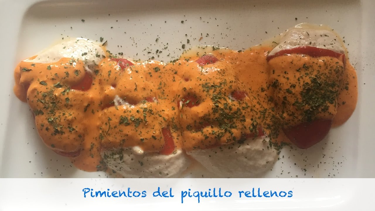 Pimientos del piquillo rellenos de atún