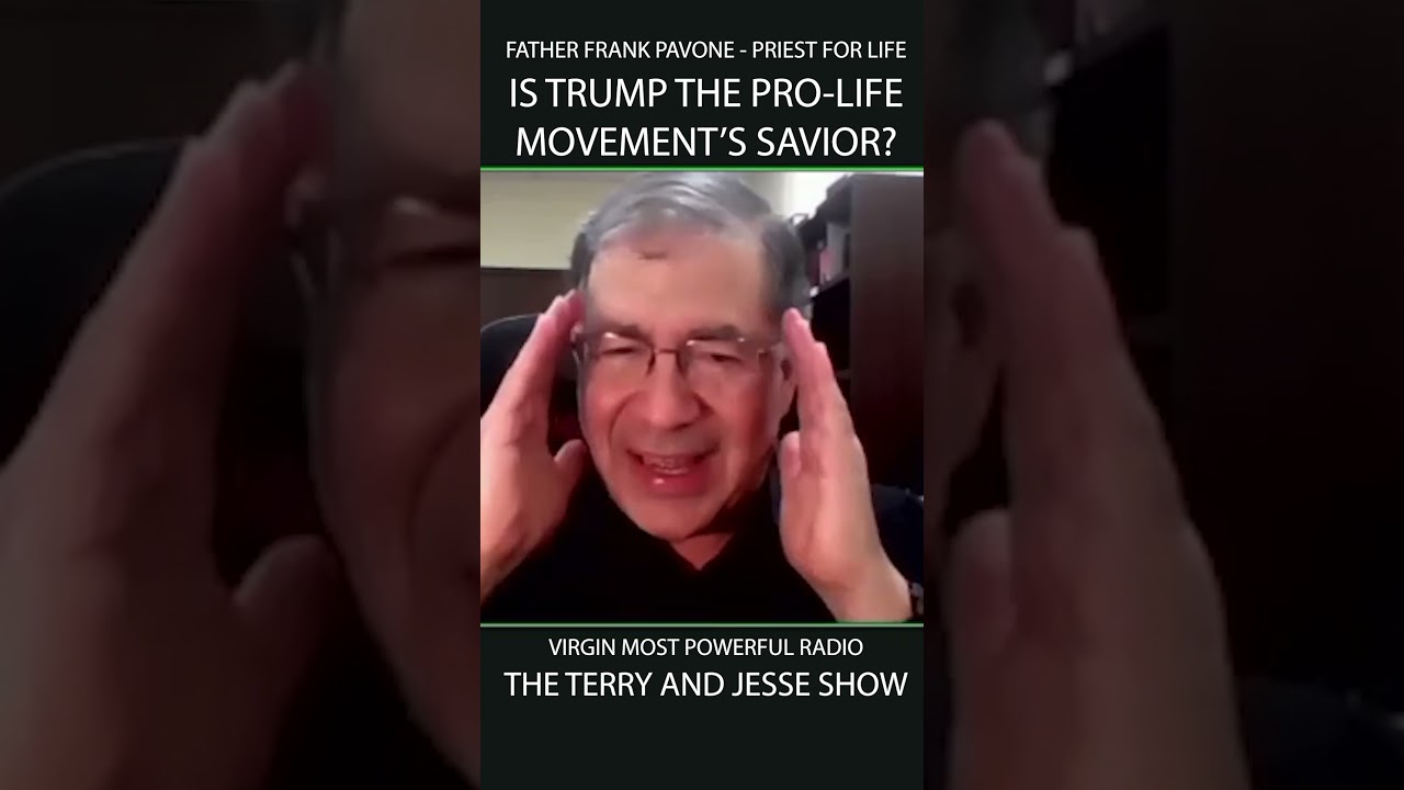 Did Father Frank Pavone just end the question surrounding Trump!
