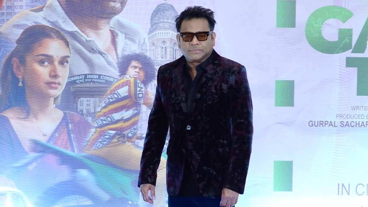 A R Rahman First Public Appearance After Controversy At The Red Carpet Of Gandhi Talks