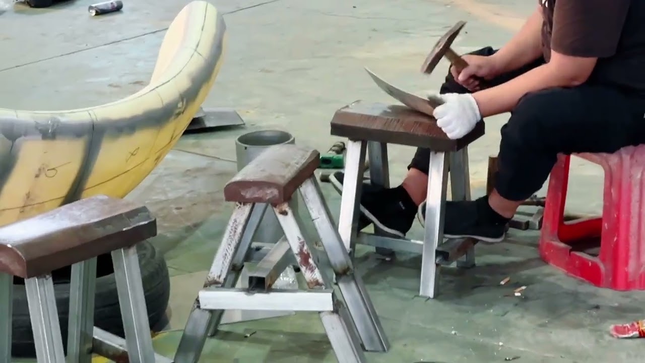 #ForgingSculpture #MetalArtProduction #HandmadeSculpture#HotForgingProcess #IndustrialArtCreation