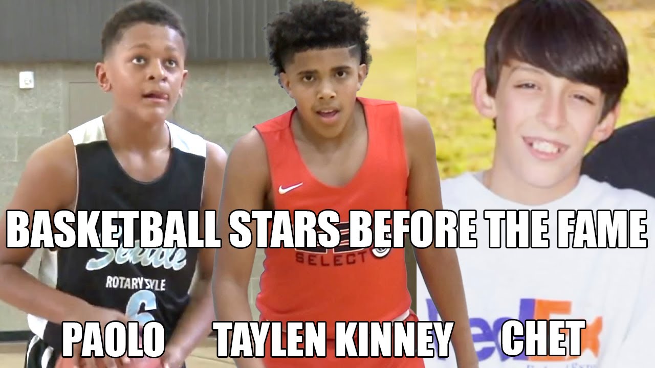 BASKETBALL SUPERSTARS BEFORE THE FAME!
