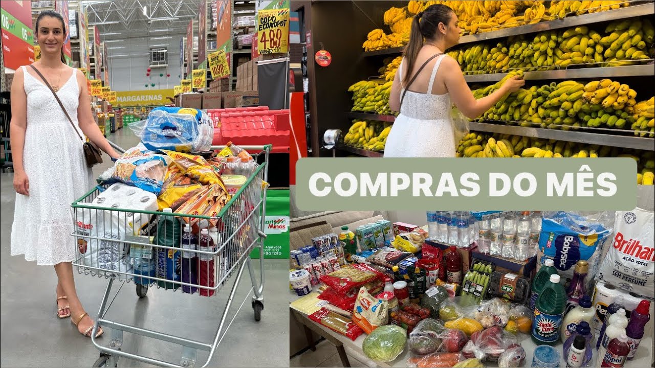 NOSSAS COMPRAS DO MÊS 🛒 + VALOR TOTAL | FICAMOS SEM CARRO | MOSTREI O ANTIGO AP | LAÍS VELOSO