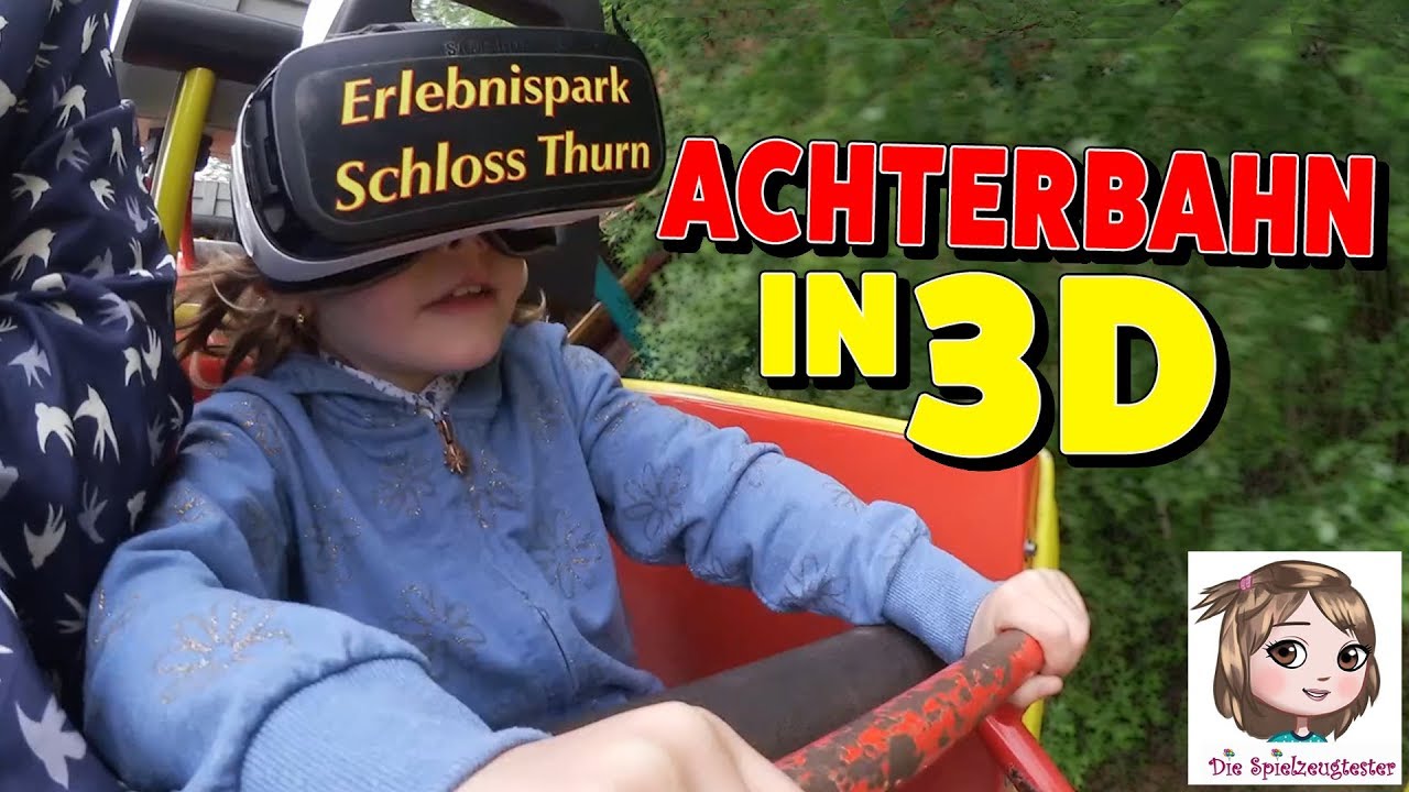3D ACHTERBAHN - 1. Mal mit VR Brille im Erlebnispark Schloss Thurn + VERLOSUNG