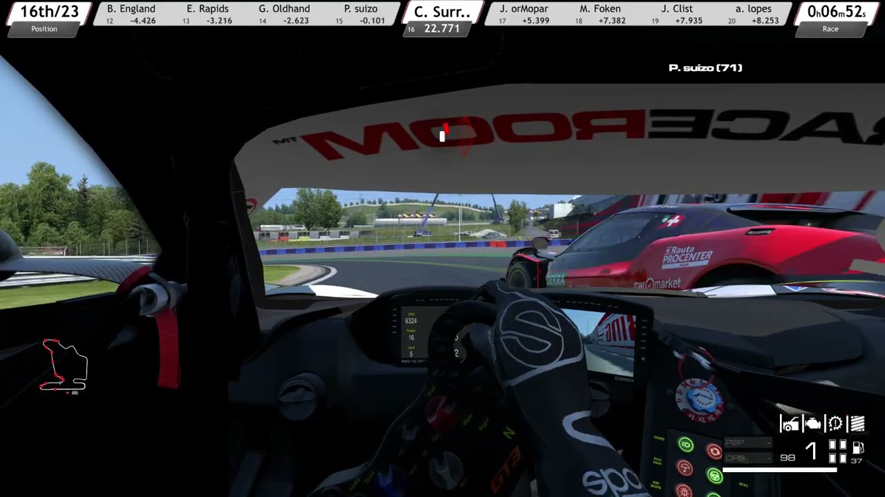 RaceRoom - Hungaroring - Race 09/03/26 - 20:40