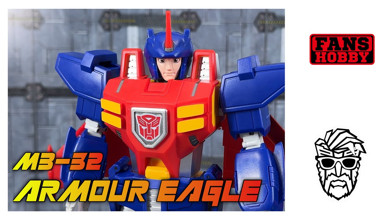 Fans Hobby MB-32 Armour Eagle Transformers Masterpiece Metal Hawk Review