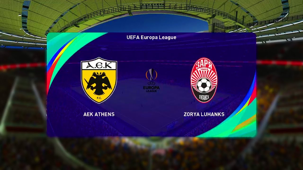 AEK Athens vs Zorya Luhansk - UEFA Europa League (26/11/2020) - PES 2021