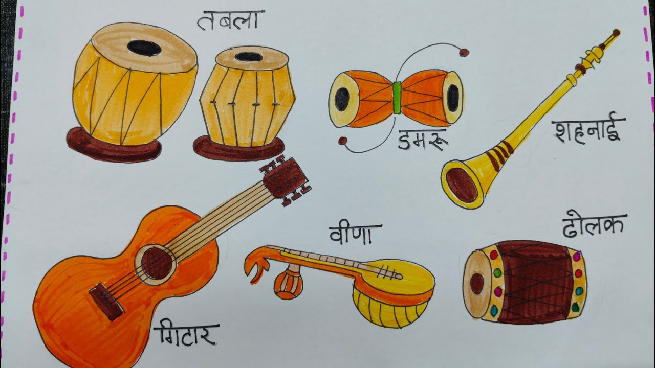 ArtbyKkanchan is live.. Musical instruments 