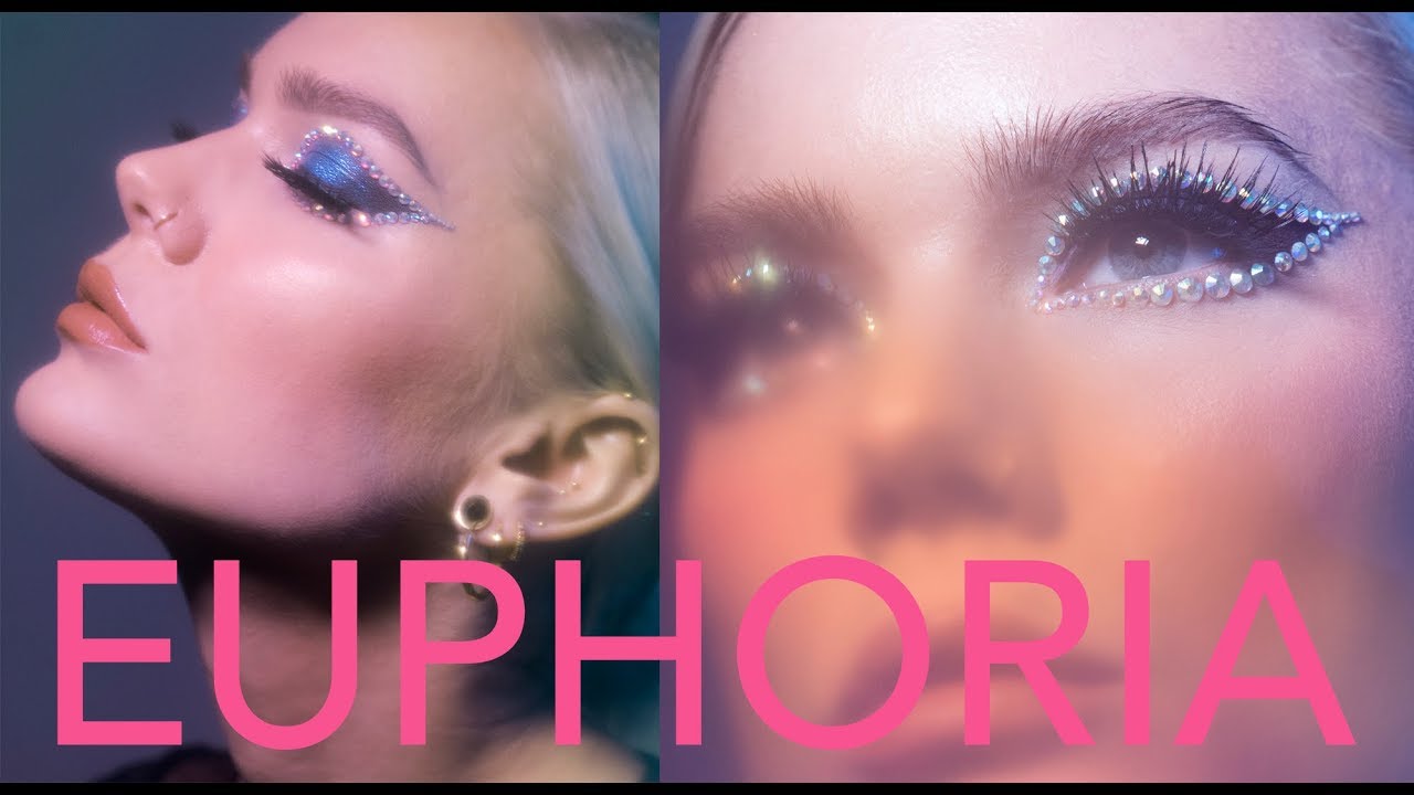 MADDY EUPHORIA RHINESTONE MAKEUP | Linda Hallberg Tutorials